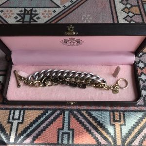 Juicy Couture, Braided Chain Toggle Bracelet